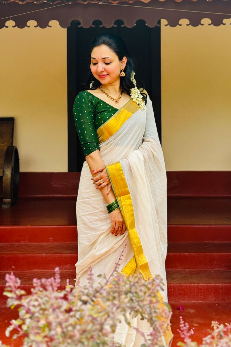 Mul Cotton Kerala Saree