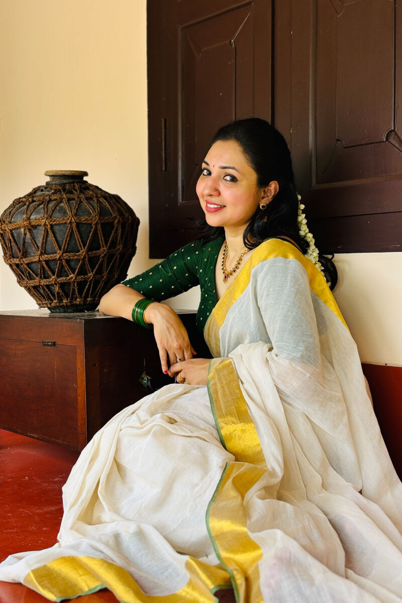 Mul Cotton Kerala Saree