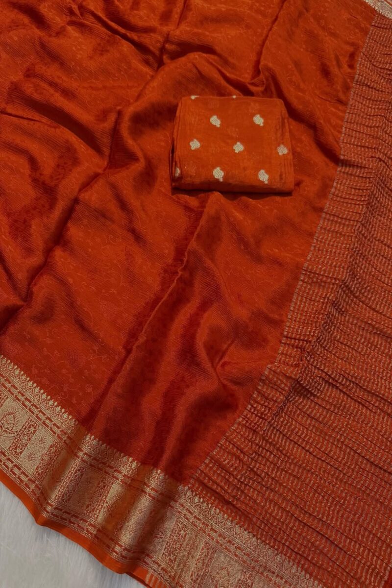 Viscose Chinnon Saree