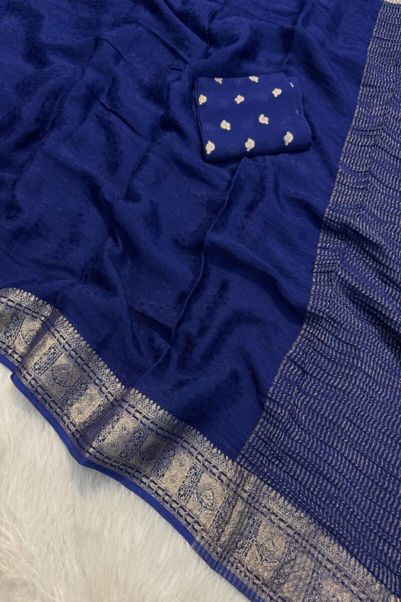 Viscose Chinnon Saree