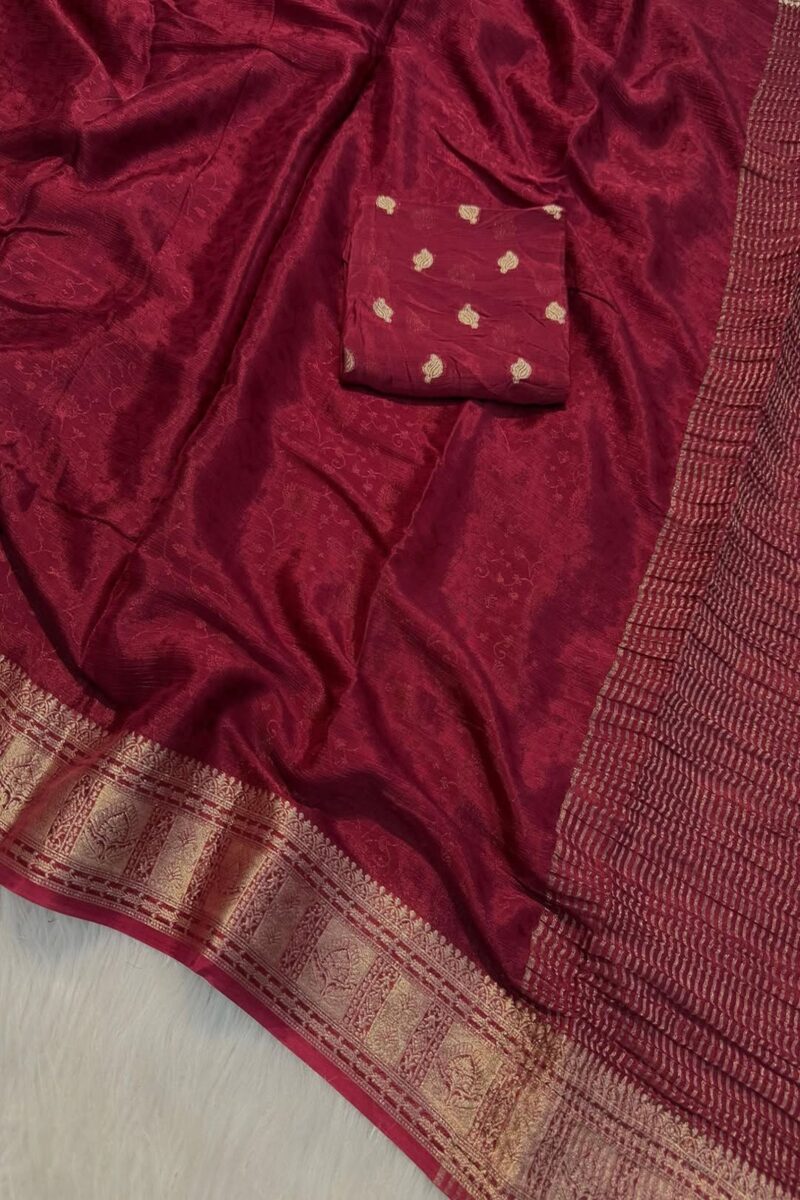 Viscose Chinnon Saree