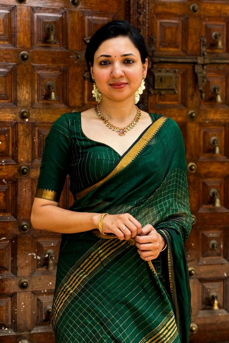 Handloom Mangalagiri Silk Saree