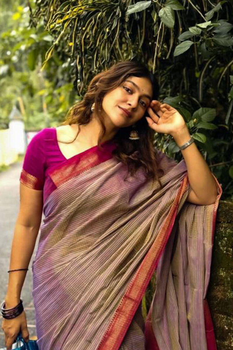 Handloom Mangalagiri Cotton Saree