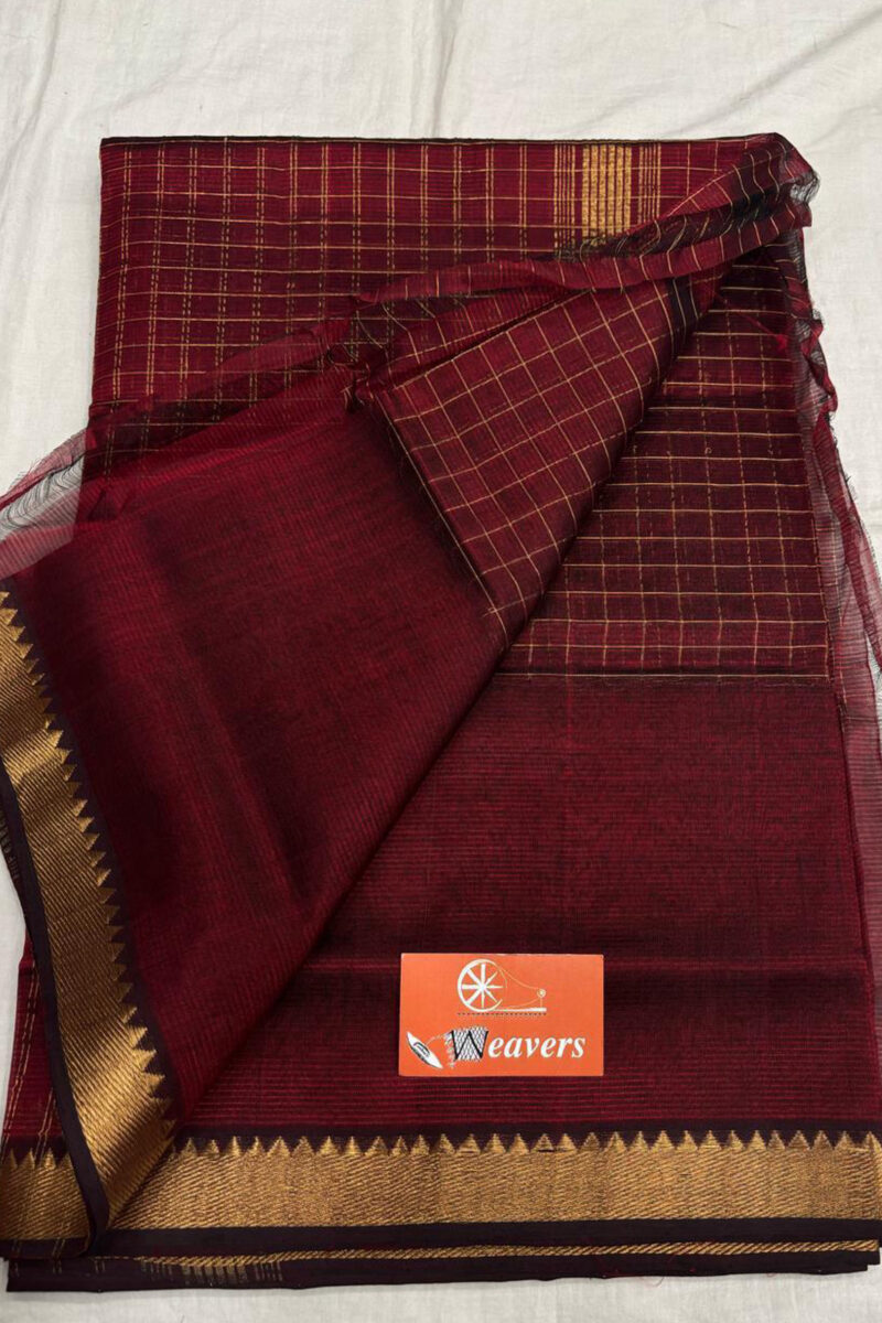 Handloom Mangalagiri Silk Saree