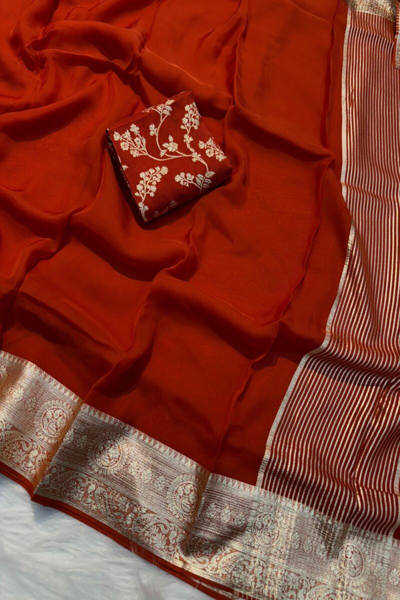 Viscose Organza Saree