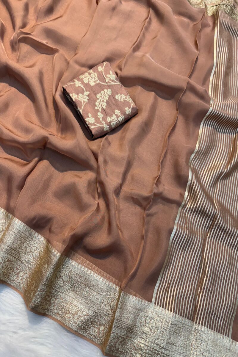 Viscose Organza Saree