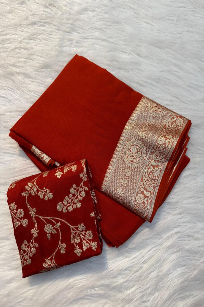 Viscose Organza Saree