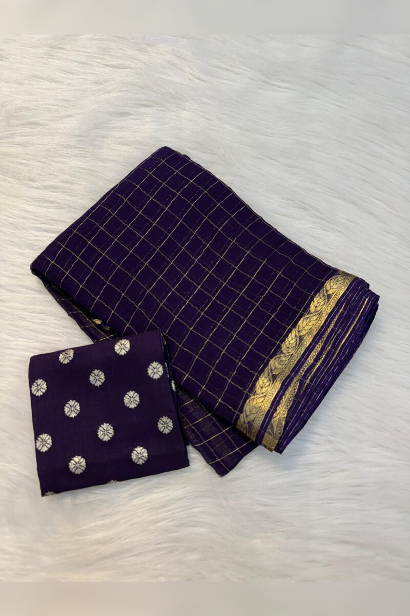 Viscose Georgette Saree