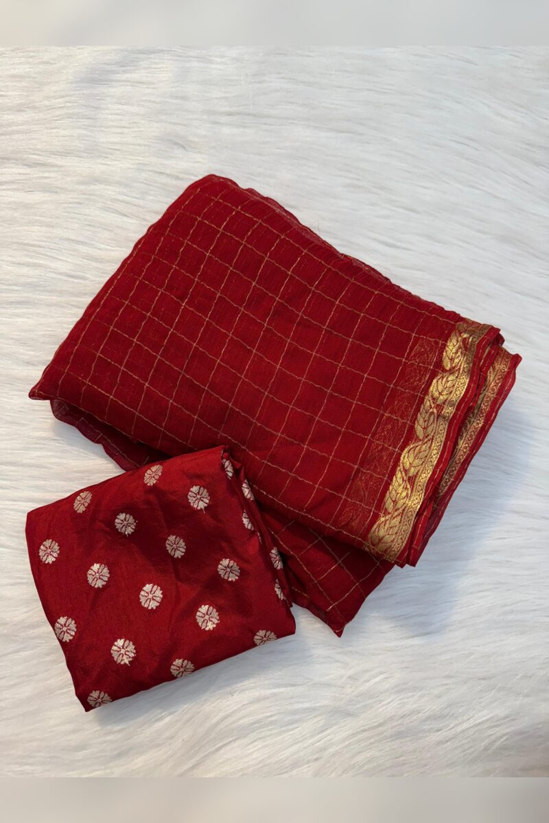 Viscose Georgette Saree