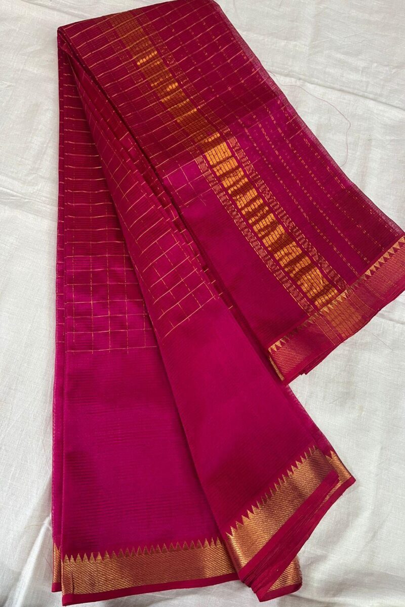 Handloom Mangalagiri Silk Saree