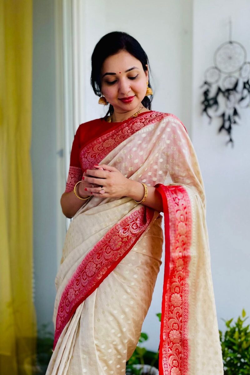 Semi-Georgette Banarasi Saree