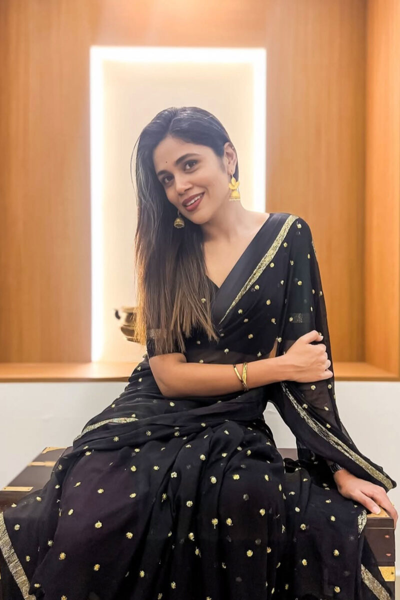 Viscose Semi Georgette Butta Saree
