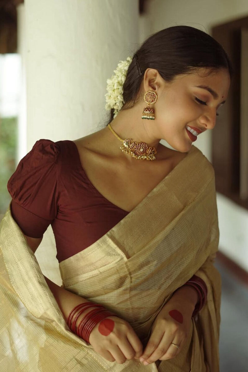 Maheshwari Silk By Cotton Saree