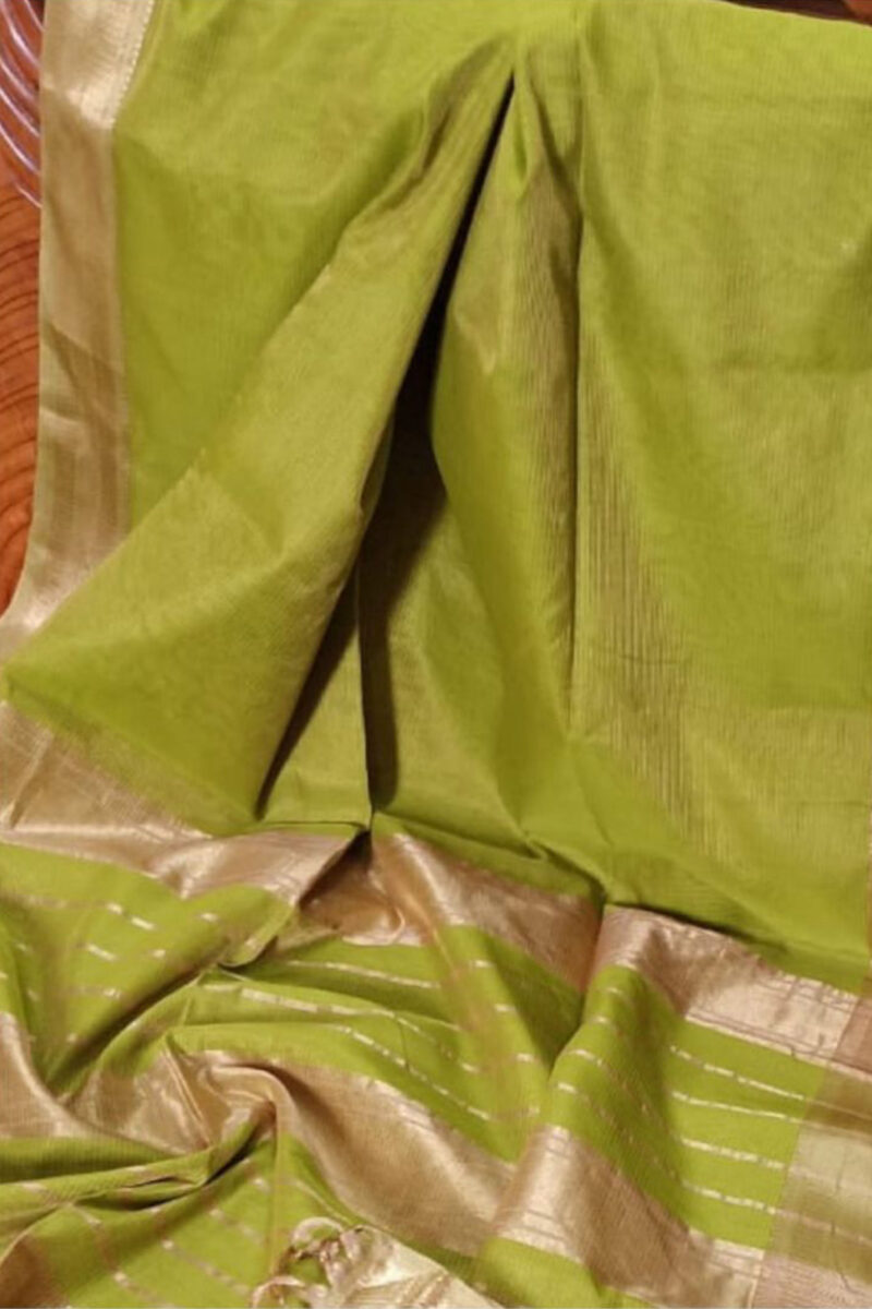 Maheshwari Silk By Cotton Saree