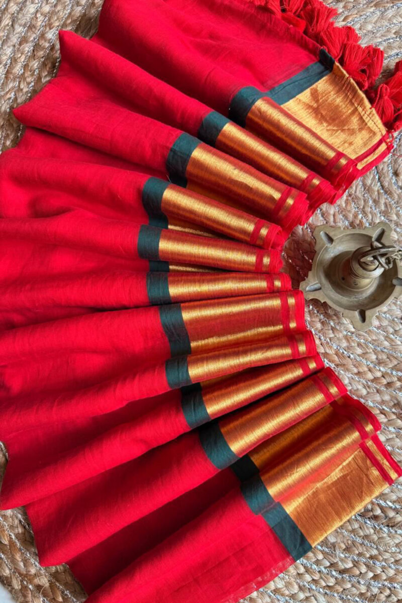 Mul Cotton Saree