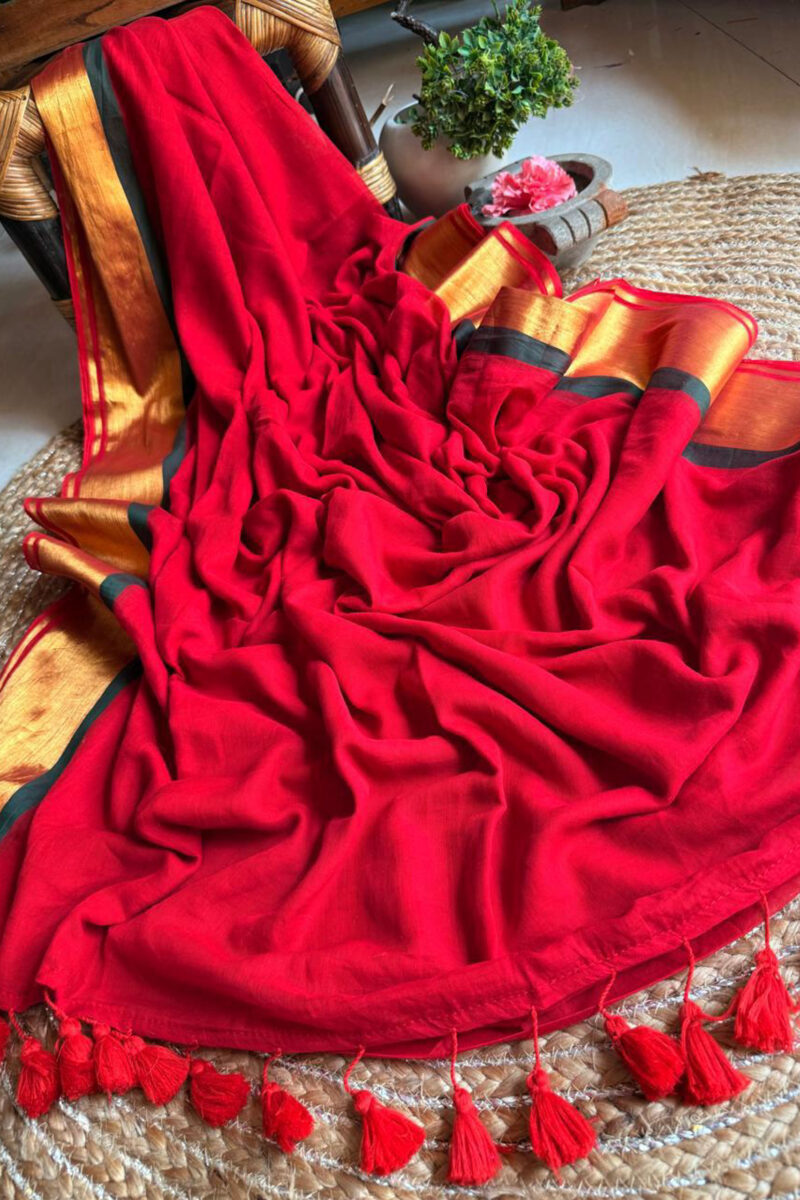 Mul Cotton Saree