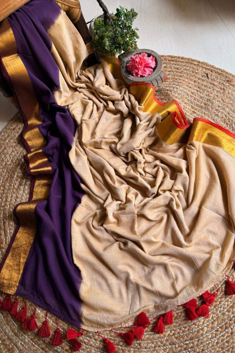Mul Cotton  Saree