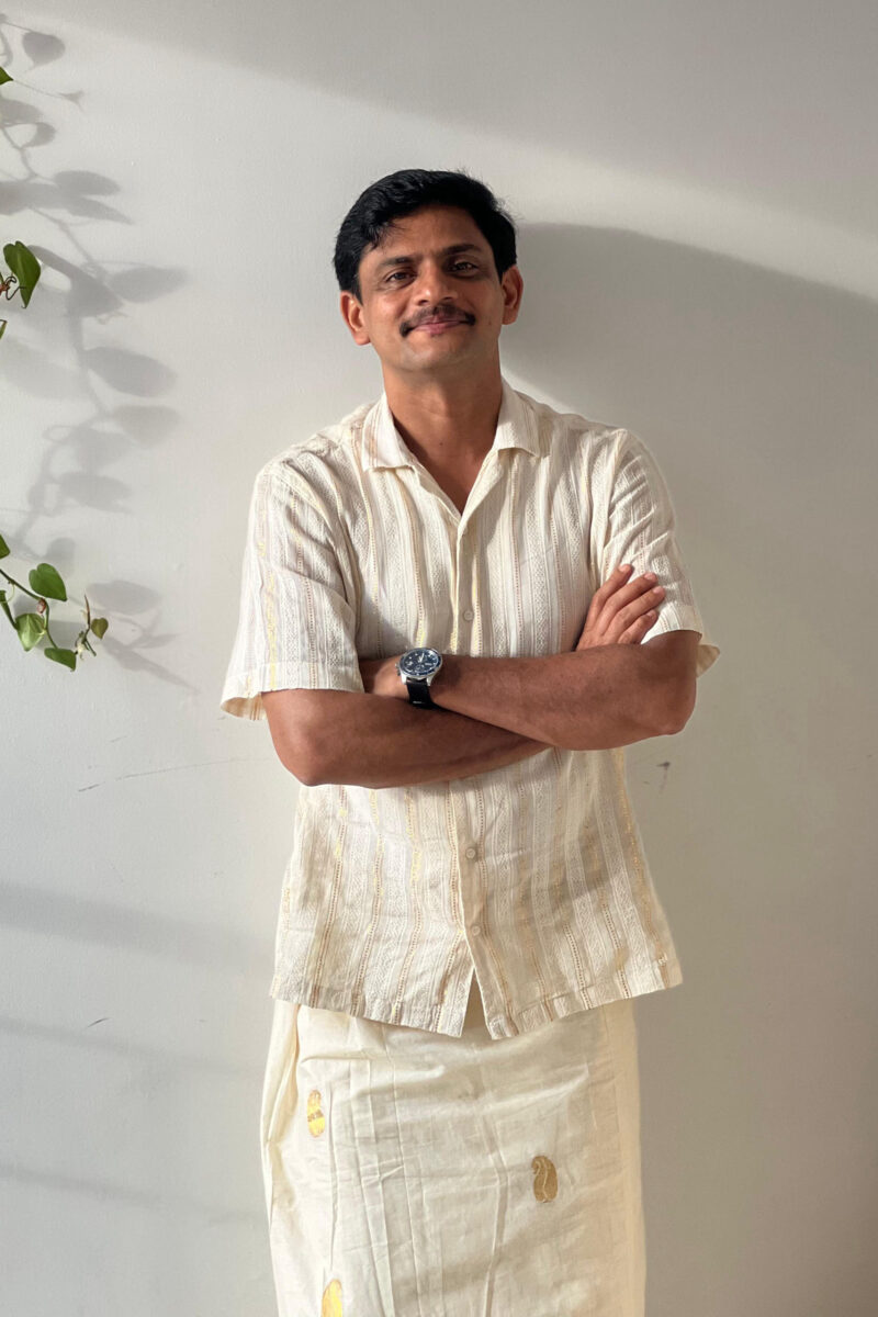 Soft Cotton Lurex Gold Work Shirt