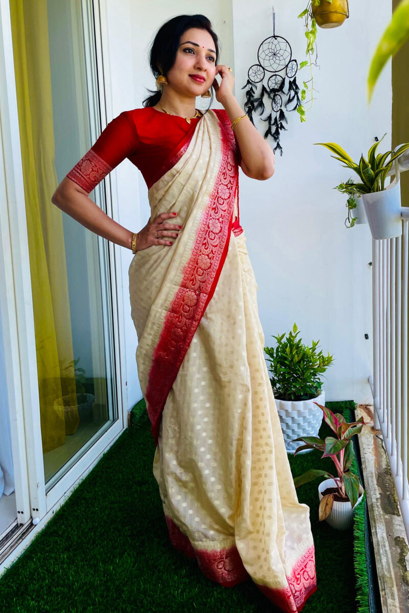 Semi-Georgette Banarasi Saree