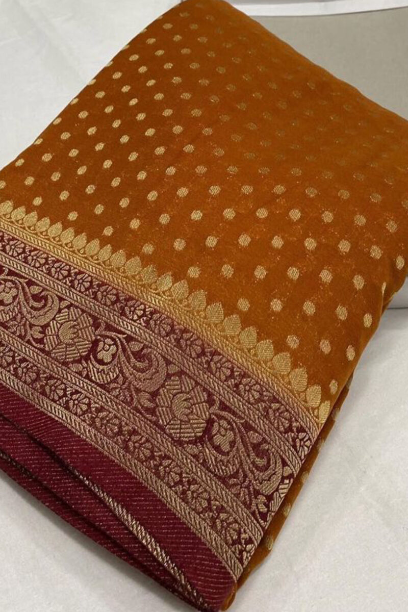Semi-Georgette Banarasi Saree
