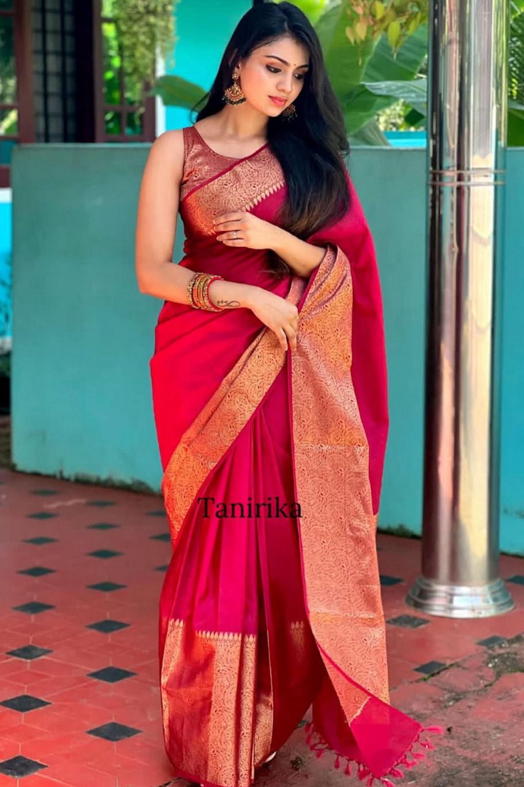 Warm Silk Banarasi Saree