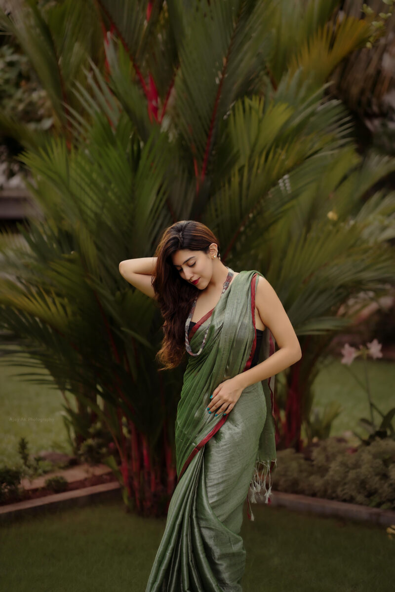 Soft Metallic Tissue Silk Saree