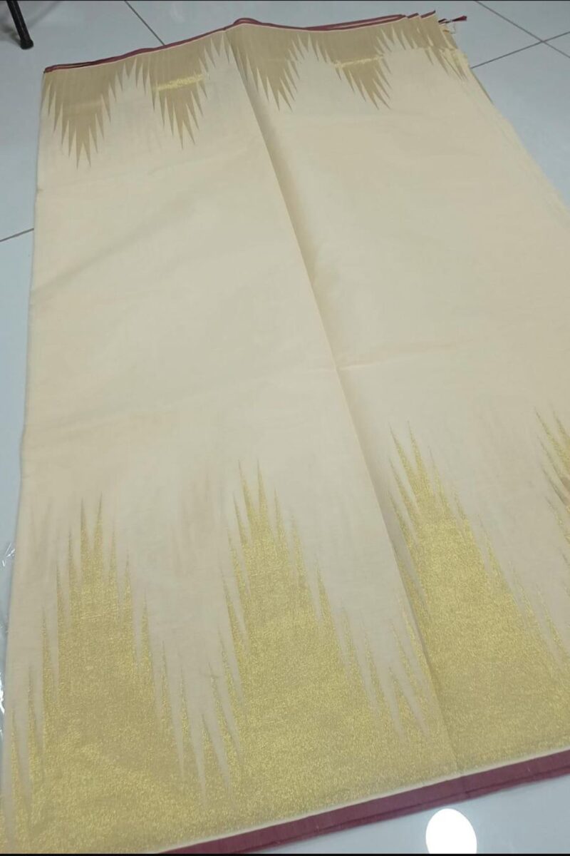 Long Temple Border Saree