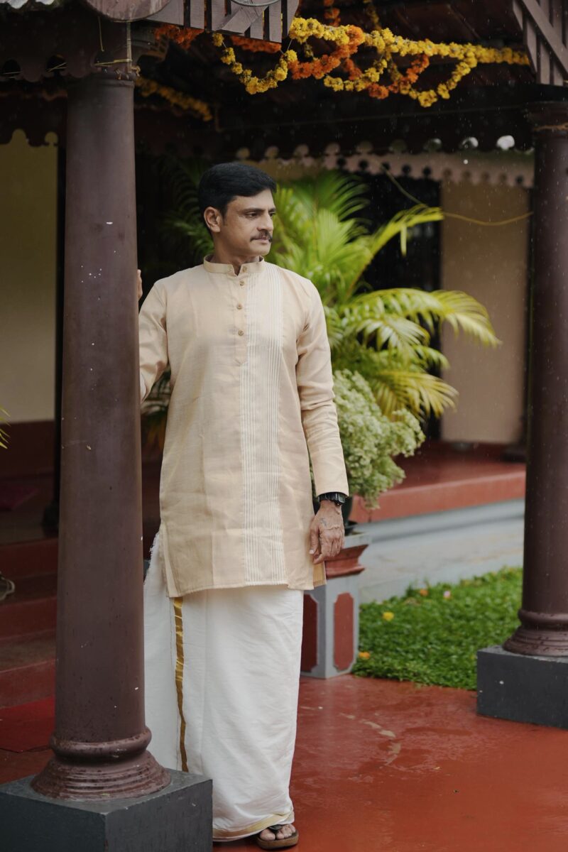 Tissue silk Men’s Kurta