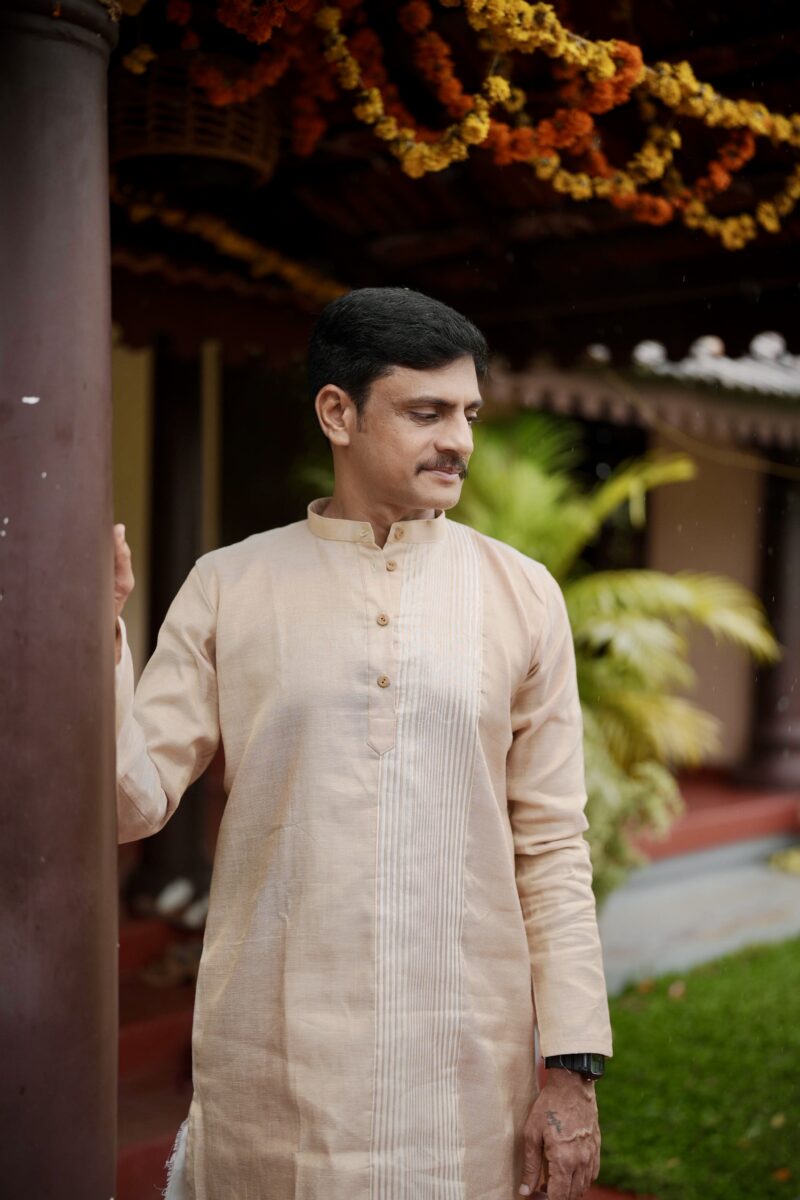 Tissue silk Men’s Kurta