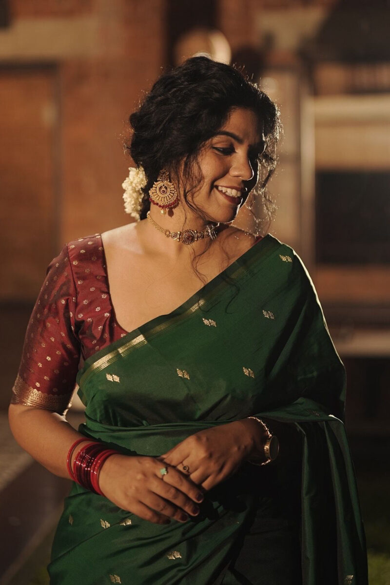 Semi Silk - Bottle Green