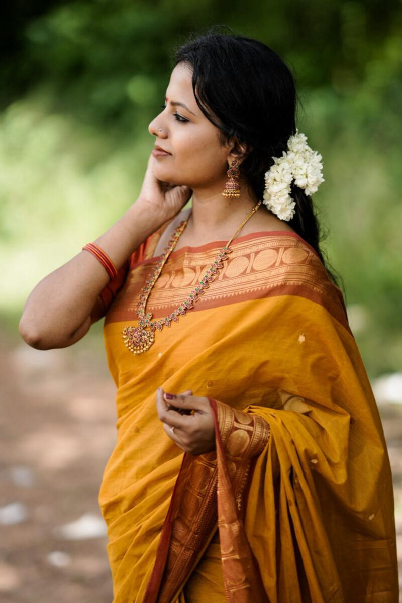 Kanchi Cotton - Mustard Yellow