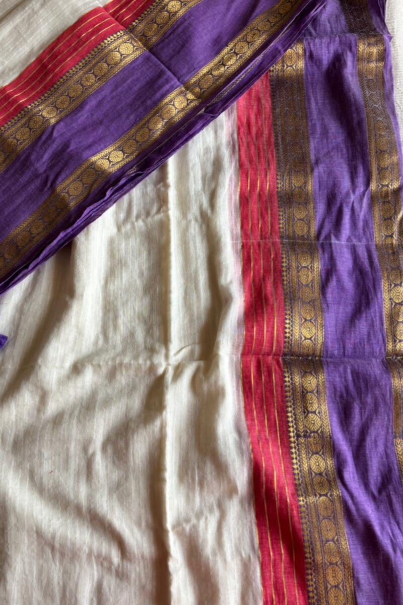 Mul cotton - Purple & Red