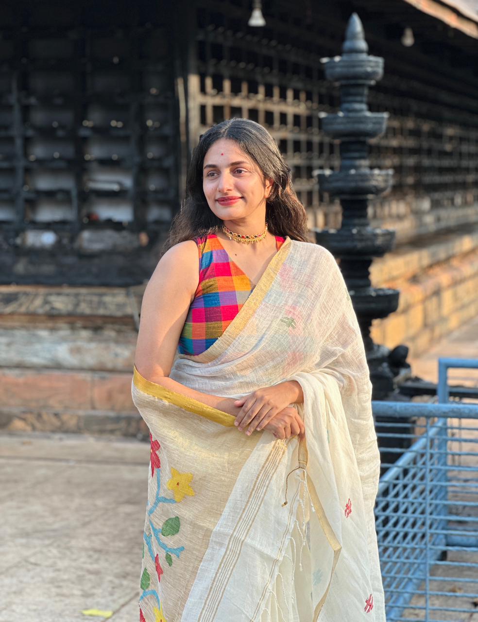 Handloom Linen - White