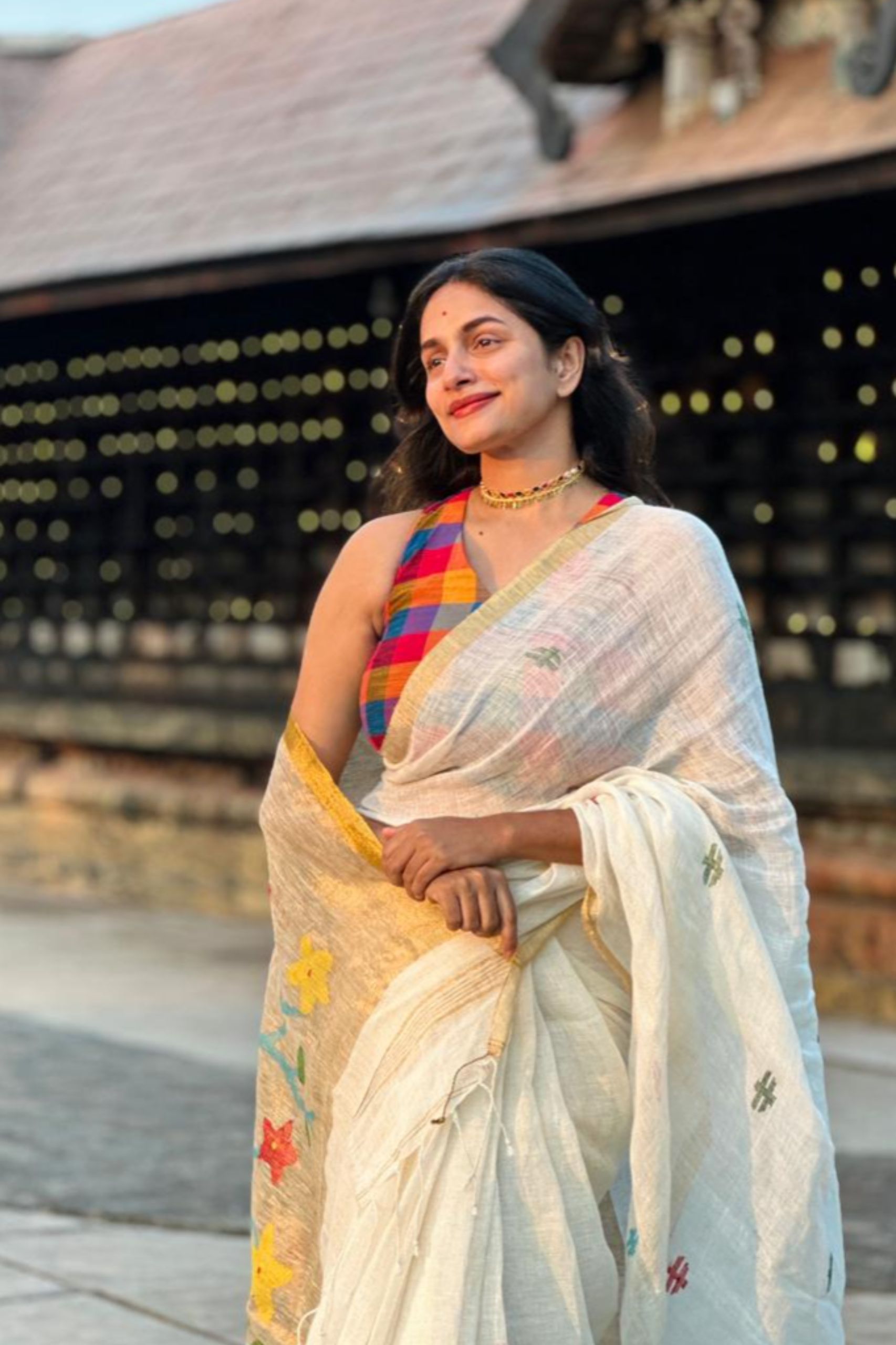 Handloom Linen - White