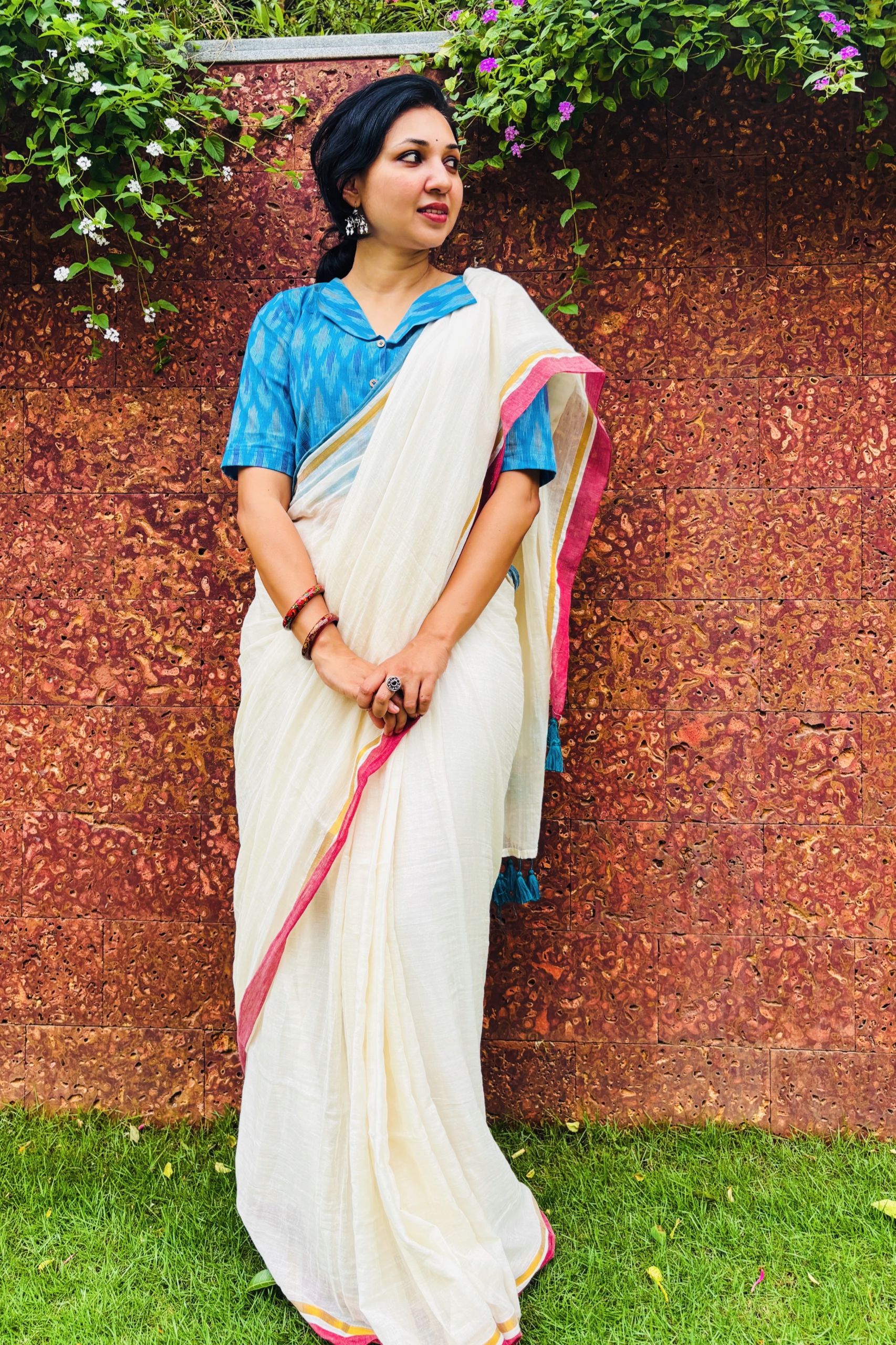 Mul Cotton - Double border