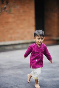 Baby Boy’s Cotton lurex Kurta