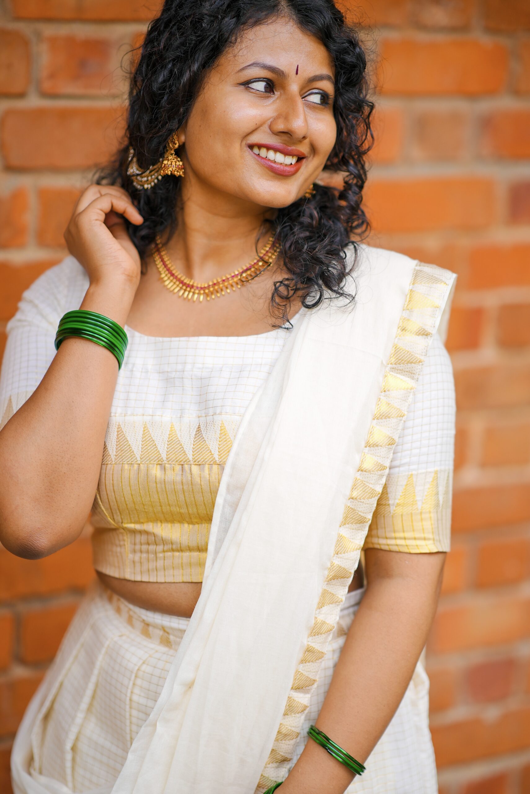 Temple Micro Check Dhavani