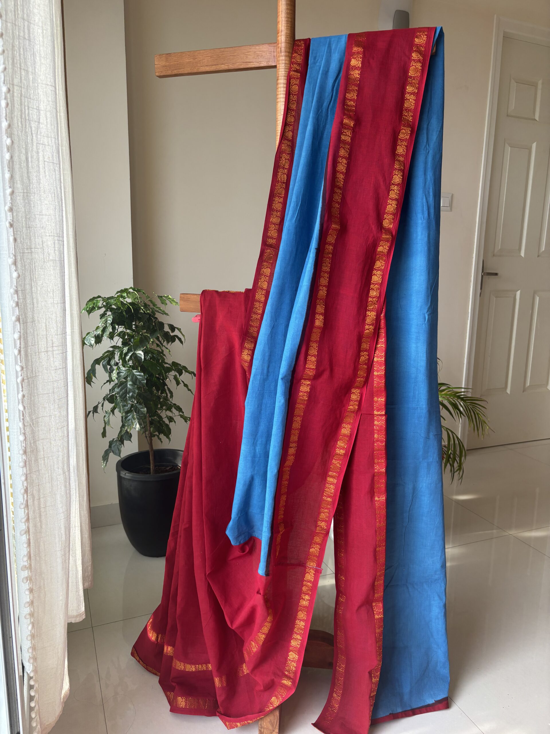Half & Half Sungudi Saree