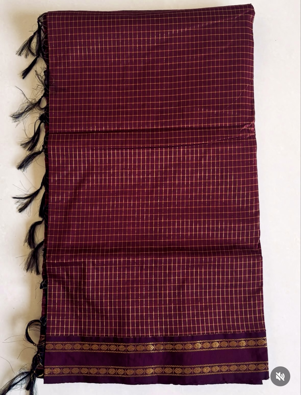 Kalyani Cotton - Deep Maroon